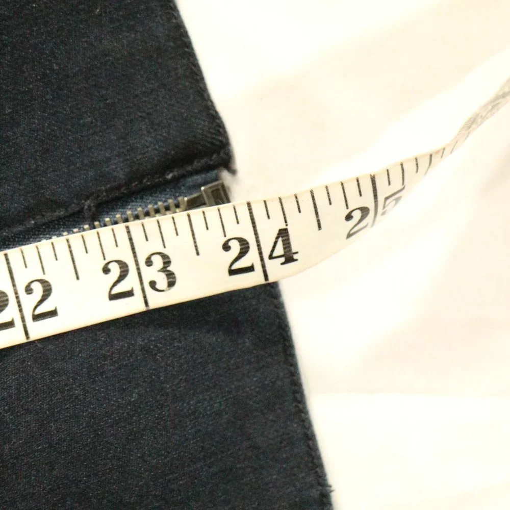 CHICOS Platinum Dark Denim Full Zip Jacket Sz 2 - Picture 11 of 11